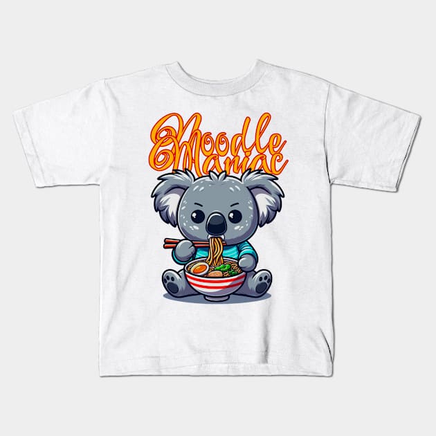 Ramen Koala Kids T-Shirt by NoodleManiac